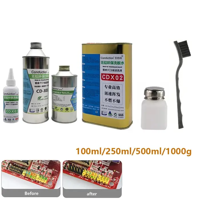 Eau de lavage écologique, nettoyage de colophane, carte mère de téléphone portable, nettoyeur de cir