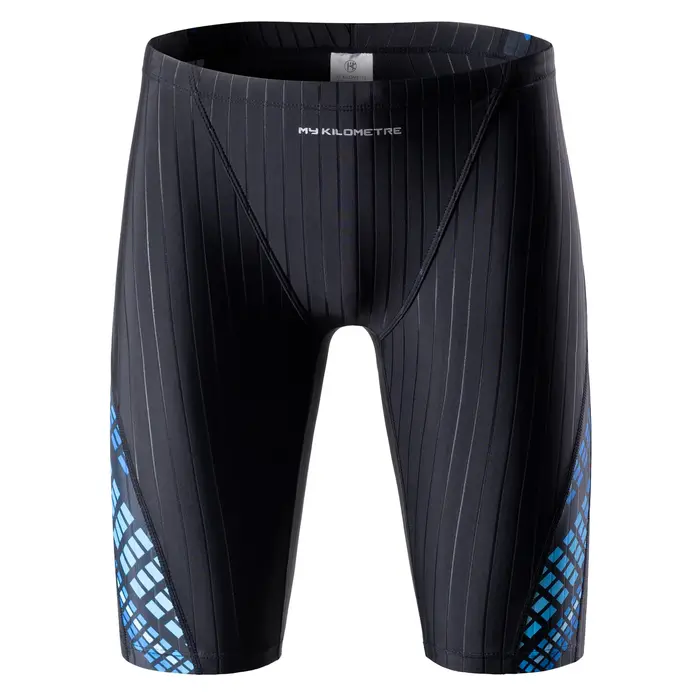 MY KILOMETRE Jammers de natation pour hommes Maillot de bain d'entraînement de compétition athlétiqu