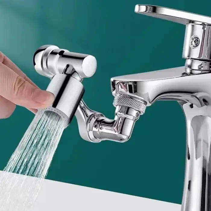 Robinet pivotant multifonction extension aérateur évier cuisine prolongateur adaptable bras robotisé salle de bain