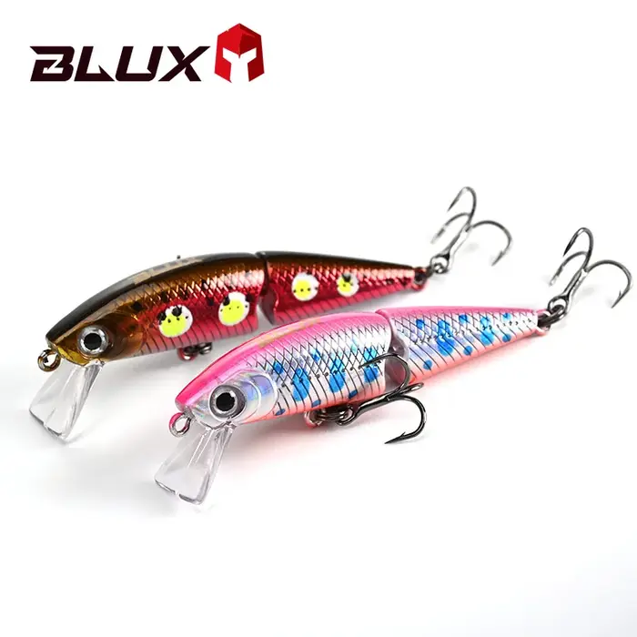 Leurre BLUX DR. Minnow Joint 50S 50mm - Swimbait coulant 3.2g pour brochet perche truite, leurre dur pêche