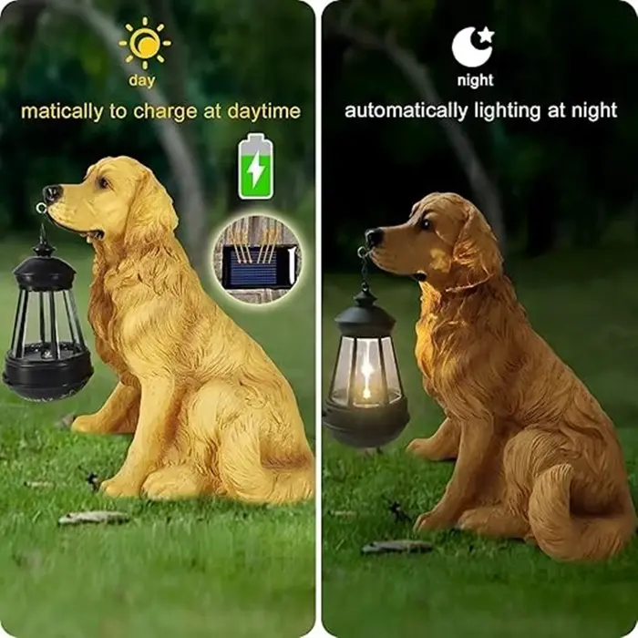 Statue de Golden Retriever