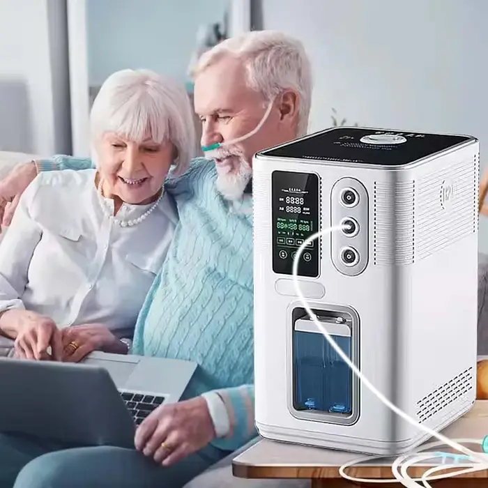 Générateur d'eau hydrogénée pour inhalation H2 à domicile