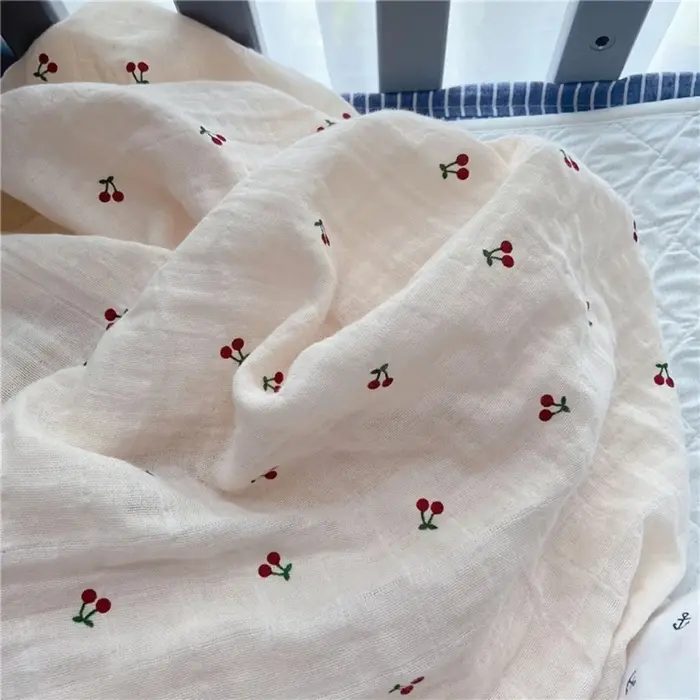 Couvertures en mousseline de coton pour bébé, accessoires pour nouveau-nés, couverture de réception 