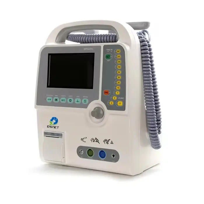 Défibrillateur externe automatisé pour vétérinaire, équipement vétérinaire Icu, avec moniteur cardia
