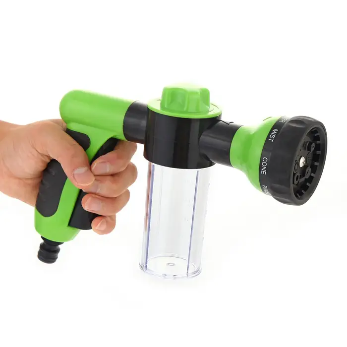 Pistolet de douche pour animaux 8-en-1, pulvérisateur haute pression pour le bain des chiens et chat