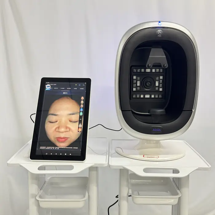 Analyseur Facial 3D Portable : Appareil de Diagnostic Cutané Intelligent avec Caméra et Miroir Magiq