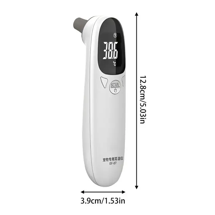 Thermomètre pour animaux de compagnie Vet Tech, détection précise de la fièvre pour chats et chiens,