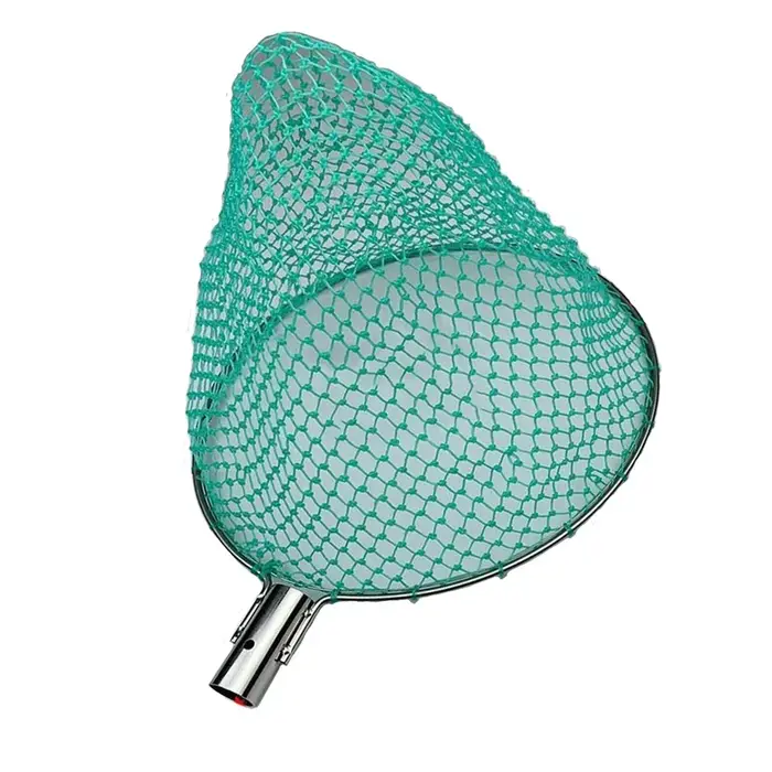 Filet d'atterrissage de tête en acier inoxydable solide, filet Turck, petite maille, outil de pêche 