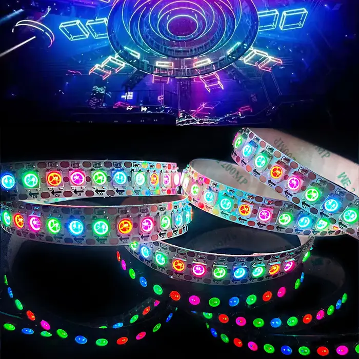 DC5V WS2812B 5 m/rouleau 30/60/144 diodes/m noir/blanc PCB IP30/IP65/IP67 5050RGB adressable individ