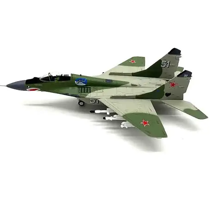 Support d'affichage en alliage d'avion de chasse MIG-29