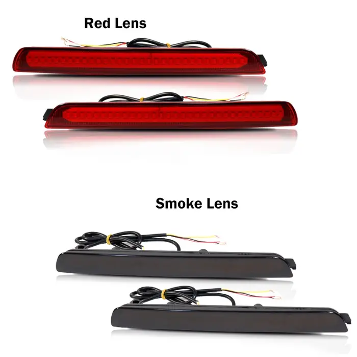 Réflecteurs de pare-chocs arrière à LED rouges, pour Mazda 3 / Mazdaspeed 3 2004 – 2009, feu antibro