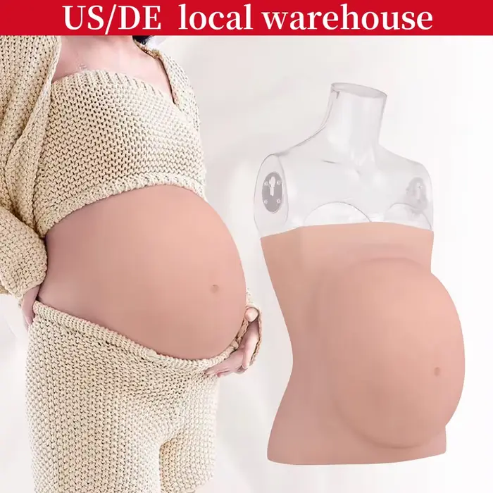 Silicone ventre enceinte grossesse faux ventre acteur accessoires prétendant d'être enceinte accesso