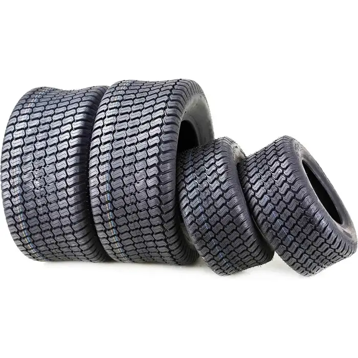 WANDA Lot de 4 pneus pour tondeuse à gazon 16 x 6,5-8 et 23 x 10,5-12 4 PR