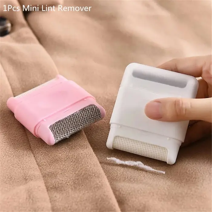 Mini dissolvant de peluches à Double tête, tondeuse manuelle pour boules de poils et vêtements, 1 pi
