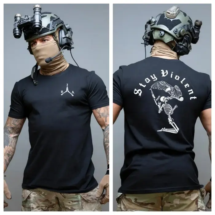 T-shirt décontracté d'été Brothers in Arms AMMO en coton respirant pour homme et femme, style militaire tactique élégant à offrir pour occasions spéciales
