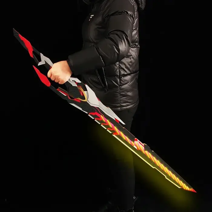 Sword Toy Cos Sword for Boys, Sword Lightswords, Cyber Punk, Acrylic Katana Model, Anime Swallowed S