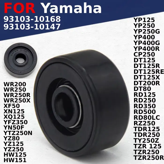 Moto Pompe À Eau Joint Joints D'huile Pour Yamaha WR200 WR250 WR250R WR250X XF50 XN125 XQ125 YFZ350 