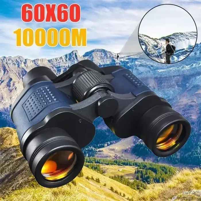 Jumelles vision nocturne 60x60 haute définition - Reconnaissance chasse extérieur camping portable main