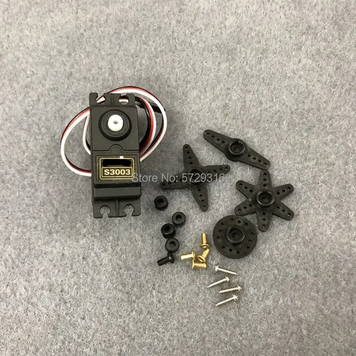 Servo standard S3003 avec pièces pour véhicules RC, avion, voiture, camion, hélicoptère, bateau, jou