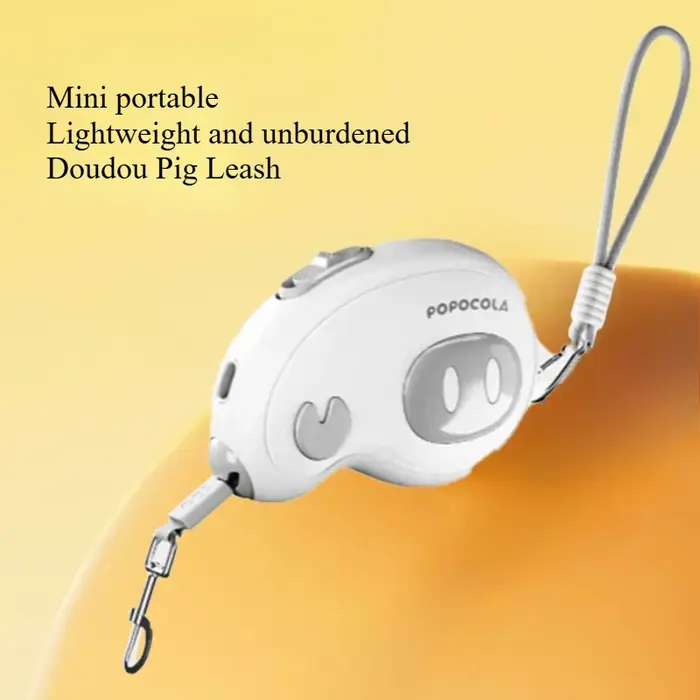 Laisse rétractable automatique en nylon pour chiots et chats, colliers Popo Pet Mini pour balades et randonnées en plein air