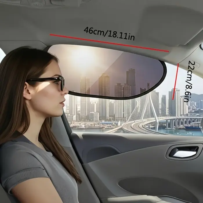 Rideau pare-soleil pour fenêtre de voiture, protection solaire et anti-UV, adsorption électrostatiqu