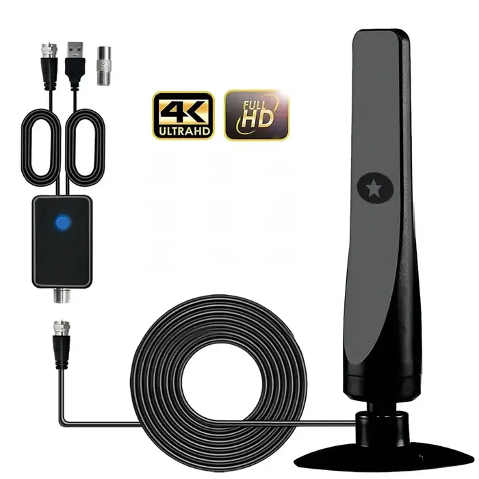 Nouvelle antenne TV numérique intérieure et extérieure haute définition pour ondes terrestres numériques HDTV