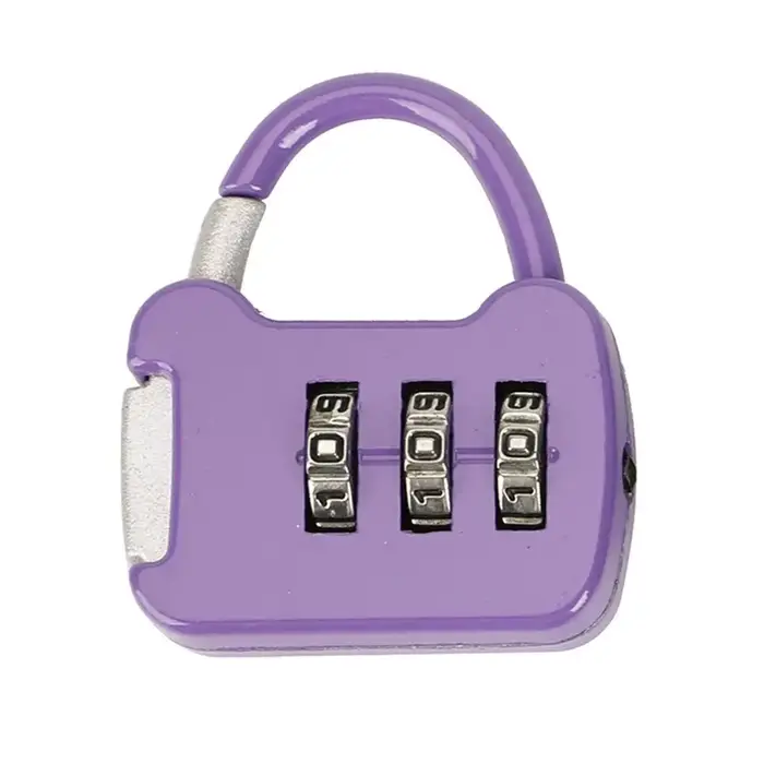 Cadenas de sécurité à 3 chiffres pour bagages de voyage, serrure à combinaison pour sac à dos, serru