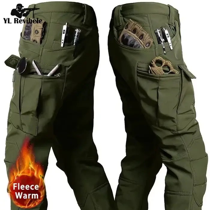 Pantalon tactique militaire chasse hiver imperméable résistant cargo homme pantalon camouflage chaud