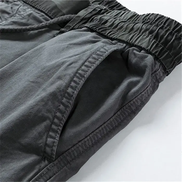 Pantalon cargo camouflage multi-poches cheville streetwear pour chasse urbaine et outdoor