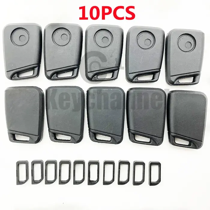 Keychannel 10 pièces transpondeur clé coque voiture clé puce boîtier MQB clé étui pour Golf MK6 MK7 
