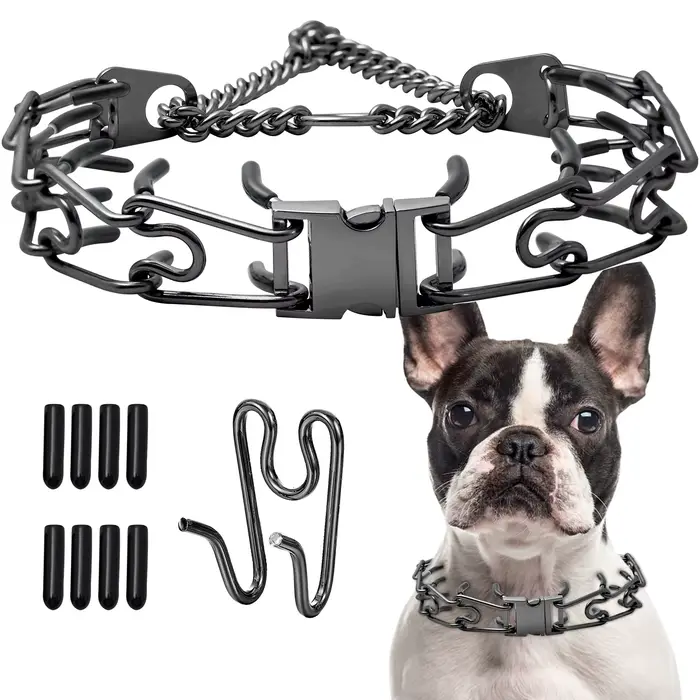 Collier de dressage pour chien efficace avec fonction anti-traction confortable, réglable multi-tail