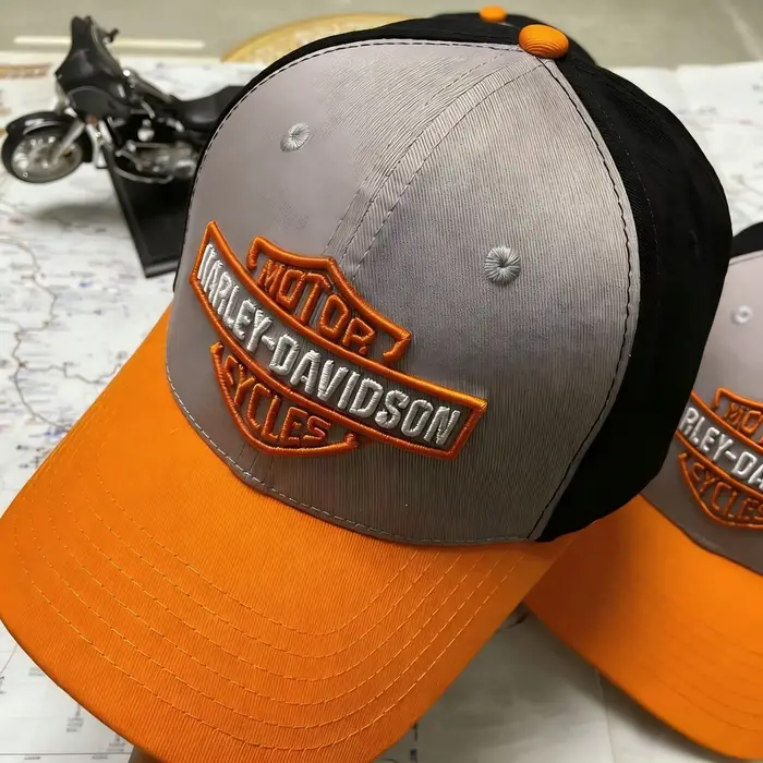 Casquettes de baseball en coton pour moto Harley Davidson