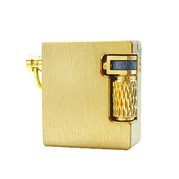 Briquet à kérosène en laiton, design créatif, personnalité, catapulte à pression, rétro, cadeau, ven