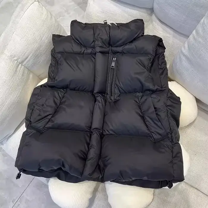 Veste en Duvet pour Garçon et Fille, Gilet Épais, en Coton, pour Adolescent de 4 à 12 ans, Nouvelle 