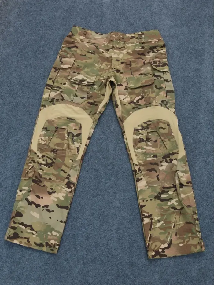 Pantalon tactique G3 combat avec protections genoux - Chasse camouflage résistant qualité