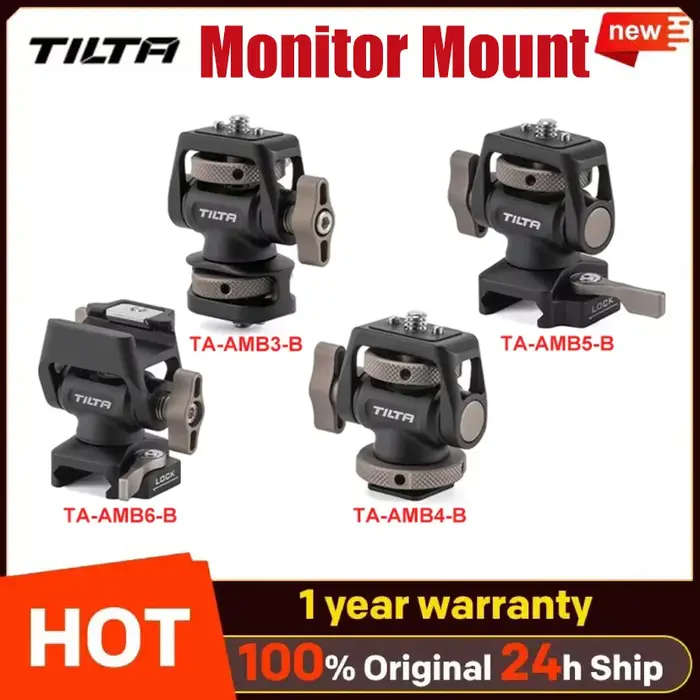 Support de moniteur réglable TILTA à dégagement rapide avec pince de caméra inclinable pour studio photo et vidéo professionnel