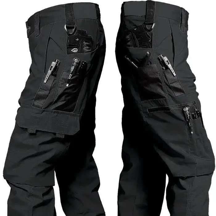 Pantalon de travail tactique pour hommes, Cargo d'extérieur, multi-poches, imperméable, vêtements de