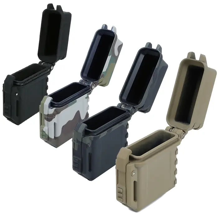 Dullighter-Mallette de rangement pour briquet camouflage à une main, boîte standard EDC, outil de su