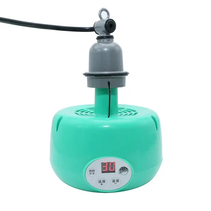 Régulateur de température thermostatique de poulet de lumière chaude d'animal de ferme de réchauffeu