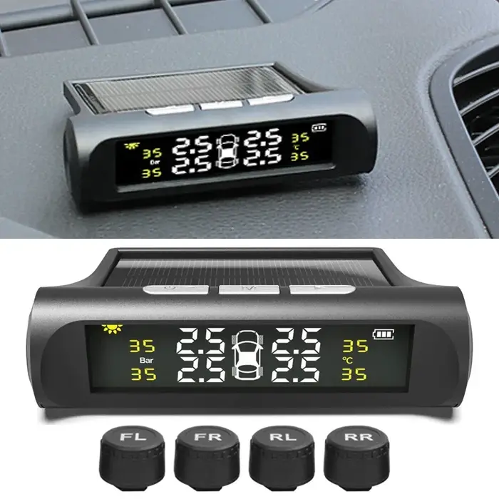 Systèmes d'alarme de sécurité automatique solaire TPMS