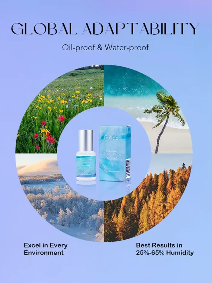 Gollee – adhésif Genius Fix, premier colle pour extensions de cils, tous temps au monde, réglage rap