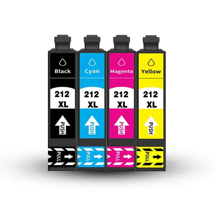 Cartouche d'encre 212 212XL T212, 212xl 212, Compatible avec imprimante Epson Workforce WF-2830 WF-2