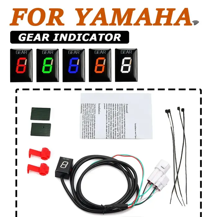 Pour YAMAHA FZ8 FZ1 MT-01 MT-03 MT01 MT03 Royal Star Tous Varlants Moto Accessoires Gear Indicateur 