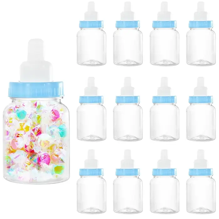 12 boîtes cadeaux bonbons rose bleu baptême révélation genre fêtes anniversaire enfants invités