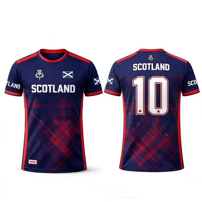T-shirt pour homme à motif drapeau écossais 3D, respirant et à séchage rapide, idéal pour le sport e