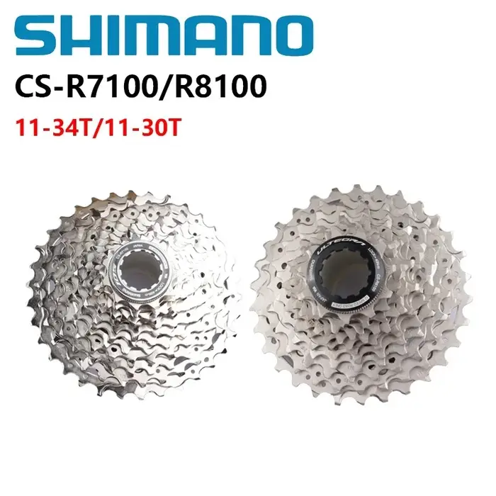 Shimano 105 R7100 ULTEGRA R8100 Cassette 12s Cassette de vélo pour vélo de route Di2 groupe 11-30T/1