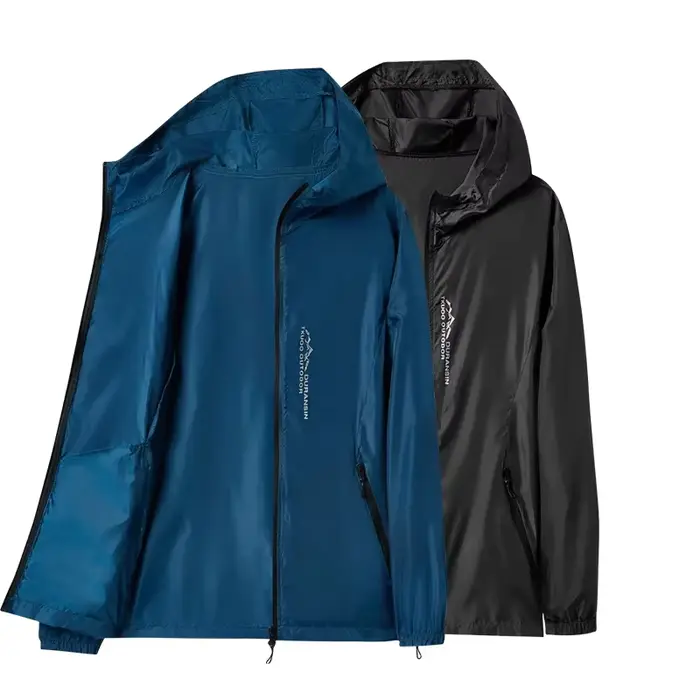 Veste imperméable pour hommes résistante aux UV protection solaire vêtement de randonnée camping pêche chasse et activités extérieures