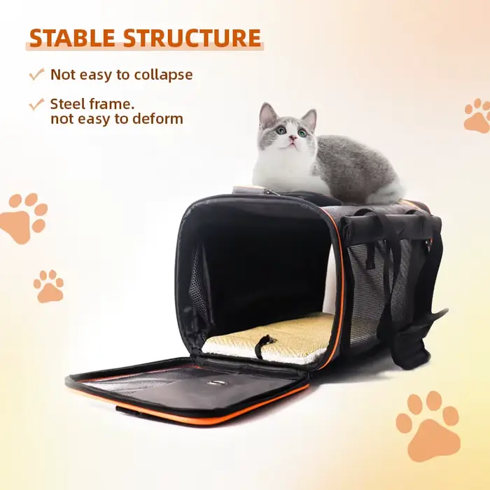 Sac de transport Portable en Nylon pour chiens et chats, approuvé par la compagnie aérienne, sac de 