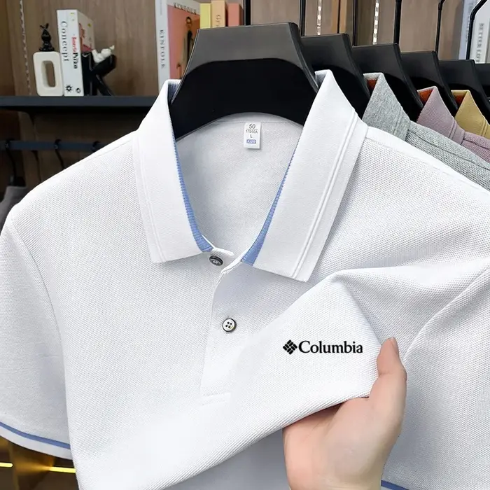 Polo pour homme Columbia avec logo brodé