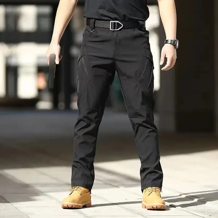 Pantalon tactique automne chasse homme cargo imperméable multi-poches résistant camouflage extérieur